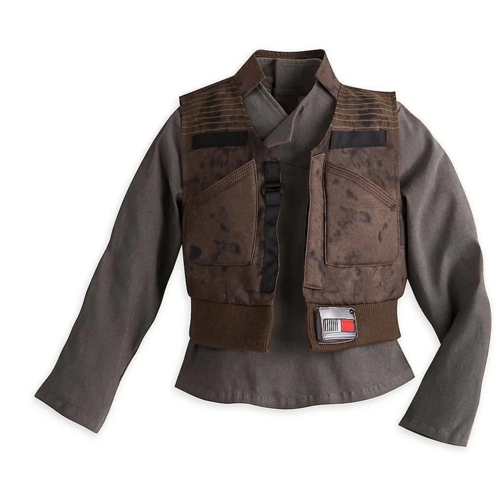 Disney Store Original Star Wars 5pc Sergeant Jyn Erso Costume For Girls NWT - Picture 4 of 7